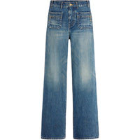 CELINE Jane Jeans In Electric Sky Wash Denim