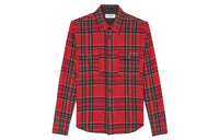 SAINT LAURENT Shirts Men Red