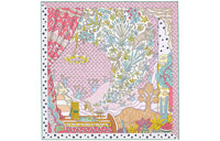 HERMES Silk Scarves Women's Dark Pink