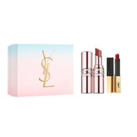 SAINT LAURENT Twilight Dawn Two-Tone Lipsticks Matte Easy To Blend Complexion 2.2g+3.1g
