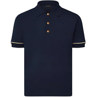 LOUIS VUITTON Short-Sleeved Cotton Polo Shirt