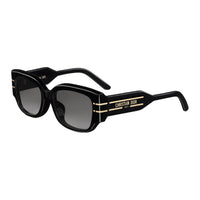 DIOR Acetate Metal Square Sunglasses Women's Black