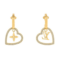 LOUIS VUITTON My Lv Heart Earrings