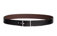 HERMES Togo Calfskin Hermès Belt Leather Belts Men's Black 32mm