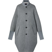 LOUIS VUITTON Slouchy Long Bomber Coat