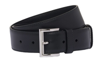 PRADA Triangle logo Leather Belt