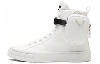 PRADA Wheel Re Nylon Hight Sneakers 'Ivory' Women's