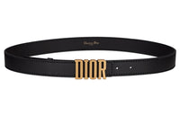 DIOR Cow Leather Belts Unisex Width 3cm