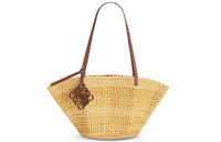LOEWE Elephant Grass With Calfskin Handbag, Shoulder Bag Women's Natural