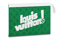 LOUIS VUITTON Pochette Voyage Mm Green Vintage