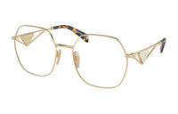 PRADA Metal Irregular Shape Eyeglass Frames Women's