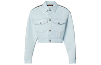 LOUIS VUITTON Denim Jacket Women's Blue