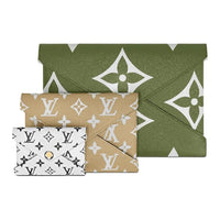 LOUIS VUITTON Pochette Kirigami Monogram Giant Large Khaki Green
