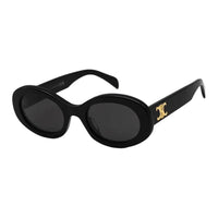 CELINE Oval Sunglasses Unisex Black