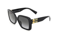 MIU MIU Eyewear Logo plaque Oversized frame Sunglasses