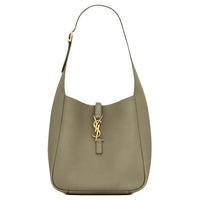 SAINT LAURENT LE5A7 Calfskin Shoulder Bag Small Size Women's Strong Moss