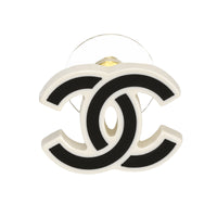 CHANEL Metal Stud Earrings Women's