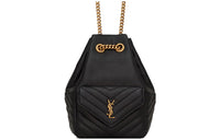 SAINT LAURENT Sheepskin Bucket Bag, Shoulder Bag, Crossbody Bag Mini Women's Black