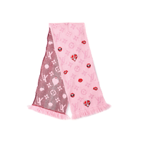 LOUIS VUITTON LOGOMANIA LUCKY MONOGRAM Knit Scarves Women's