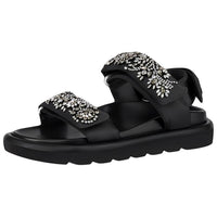 LOUIS VUITTON Pillow Pool Stylish Sandal Women's Black
