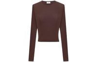 SAINT LAURENT T-Shirts Women's Burgundy