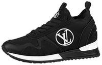LOUIS VUITTON Run Away Sneakers 'Black With White Logo' Women's