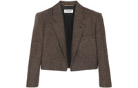 SAINT LAURENT Business Suit Women's Mocha