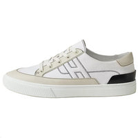 HERMES Deep Low-Top Skateboard Shoes Men Ecru