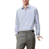 HERMES Shirts Men Blue