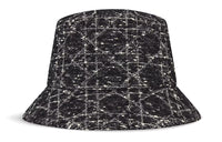 DIOR Cotton Acrylic Polyamide Bucket Hats Women's Black