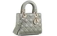 DIOR Lady DiorMy ABCDior Sheepskin Dior Bag Shoulder Bag Crossbody Bag Handbag Small Size Women's Rock Gray