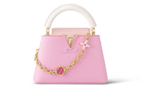LOUIS VUITTON Capucines Cow Leather Shoulder Bag Crossbody Bag Handbag Mini Women's Candy Pink