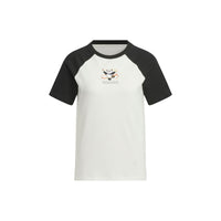 (WMNS) adidas China T-Shirt 'White Black' JI6867