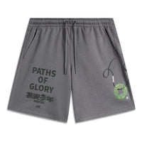 Li-Ning BadFive Changan Boys Graphic Shorts 'Smoke Grey' AKSU965-3