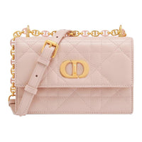 DIOR Sheepskin Portable Crossbody Bag, Shoulder Bag Women's Rouge Pink