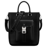 DIOR Saddle Grain Calfskin Tote Bag, Shopping Bag, Shoulder Bag, Crossbody Bag, Handbag Men's Black