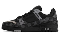 LOUIS VUITTON Trainer Durable Breathable Low-Top Casual Shoes Men's Black