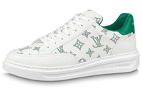 LOUIS VUITTON Beverly Hills Sneakers 'White Green Monogram'