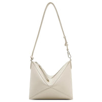 LOEWE Cow Leather Crossbody Handheld Shoulder Bag Women's White