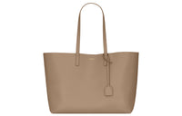 SAINT LAURENT Cow Leather Tote Bag, Shopping Bag, Handbag Regular Women's Taupe