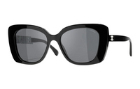 CHANEL Plate Frame Square Sunglasses Unisex