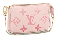 LOUIS VUITTON Pochette Accessories Mini Rosebud