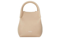 Loro Piana Cow Leather Shoulder Bag Crossbody Bag Handbag Mini Women's Light Vanilla