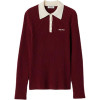MIU MIU Cashmere Polo Shirt
