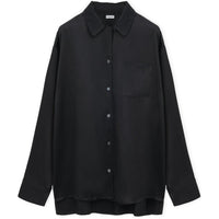 LOEWE SS25 Women's Pre Selection Collection Pajama Top Women's Black
