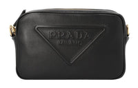 PRADA Calfskin Camera Bag Shoulder Bag Crossbody Bag Regular Women's Black