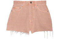 SAINT LAURENT Frayed Hem Denim Shorts