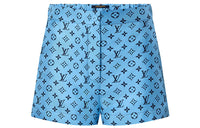 LOUIS VUITTON FW22 Casual Shorts Women's Blue