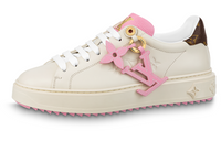 LOUIS VUITTON Time Out Sneakers 'Beige Pink' Women's