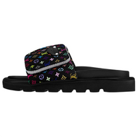 Takashi Murakami x LOUIS VUITTON Slide Slippers Women's Black
